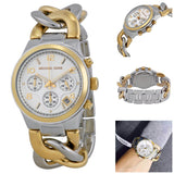 Michael Kors Runway White Dial Two Tone Steel Strap Watch for Women - MK3199 Buy Now By Michael Kors