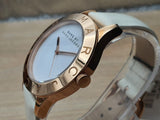 Marc Jacobs Blade White Dial White Leather Strap Watch for Women - MBM1201 Buy Now By Marc Jacobs