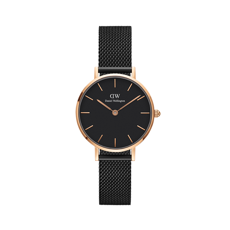 Daniel Wellington Classic Bayswater Black Dial Black NATO Strap Watch For Women - DW00100281 Buy Now By Daniel Wellington