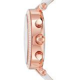 Michael Kors Parker White Diamonds Dial White Leather Strap Watch for Women - MK2281 Buy Now By Michael Kors