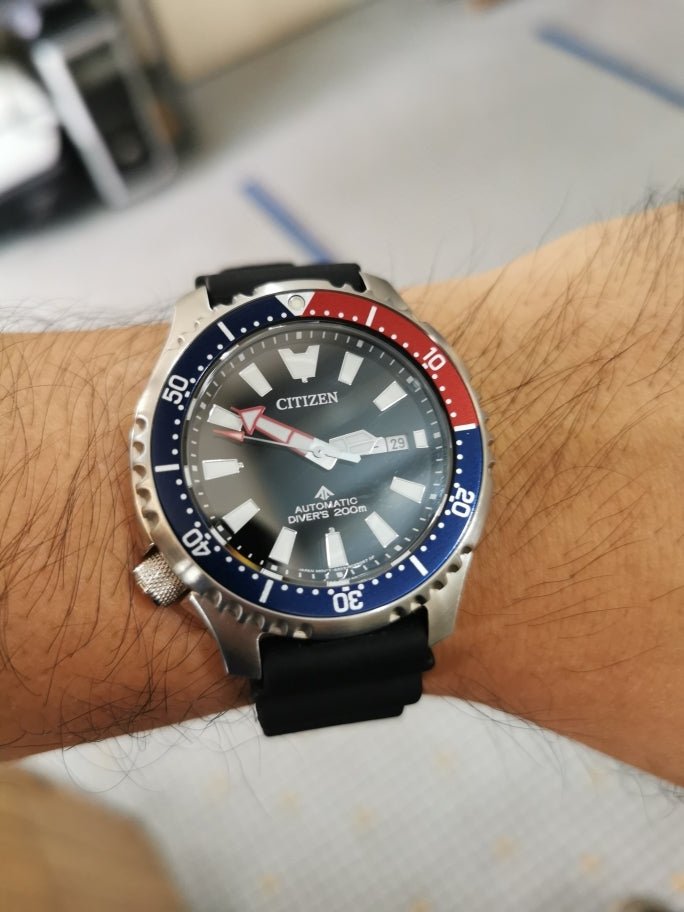 Citizen Promaster Automatic 200M Diver Fugu Limited Edition Black Dial Black Rubber Strap Watch For Men - NY0110 Buy Now By Citizen