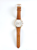 Emporio Armani Quartz Silver Dial Brown Leather Strap Watch For Men - AR11043 Buy Now By Emporio Armani