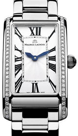 Maurice Lacroix Fiaba Diamonds White Dial Silver Steel Strap Watch for Women - FA2164-SD532-118 Buy Now By Maurice Lacroix