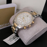 Michael Kors Brinkley Chronograph Silver Dial Two Tone Steel Strap Watch for Women - MK6188 Buy Now By Michael Kors