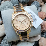 Michael Kors Blair Rose Gold Dial Two Tone Steel Strap Watch For Women - MK5859 Buy Now By Michael Kors