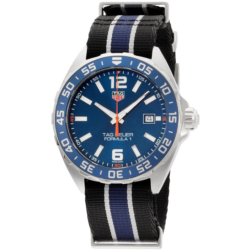 Tag Heuer Formula 1 Quartz Blue Dial Two Tone NATO Strap Watch for Men - WAZ1010.FC8197 Buy Now By Tag Heuer