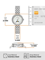 Emporio Armani Rosa Quartz Mother of Pearl Dial Silver Steel Strap Watch For Women - AR11461 Buy Now By Emporio Armani