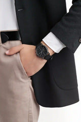 Fossil Commuter Black Dial Black Leather Strap Watch for for Men - FS5504 Buy Now By Fossil