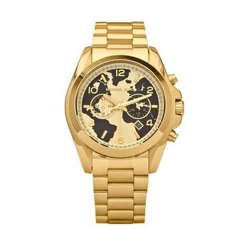 Michael Kors Bradshaw Stop Hunger Black Gold Dial Gold Steel Strap Watch for Women - MK6272 Buy Now By Michael Kors