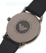 Emporio Armani Luigi Analog Brown Dial Black Leather Strap Watch For Men - AR11156 Buy Now By Emporio Armani