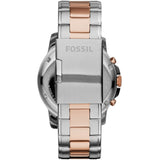 Fossil Grant Chronograph Blue Dial Two Tone Steel Strap Watch for Men - FS5024 Buy Now By Fossil