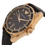 Emporio Armani Sport Quartz Black Dial Black Rubber Strap Watch For Men - AR11101 Buy Now By Emporio Armani
