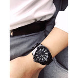 Shop Gucci Dive Quartz Black Dial Black Steel Strap Watch For Men - YA136205 in USA