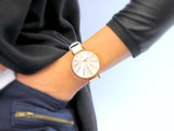 Calvin Klein Equal Silver Dial White Leather Strap Watch for Women - K3E236L6 Buy Now By Calvin Klein