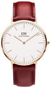 Daniel Wellington Classic Suffolk White Dial Brown Leather Strap Watch For Women - DW00100120 Buy Now By Daniel Wellington