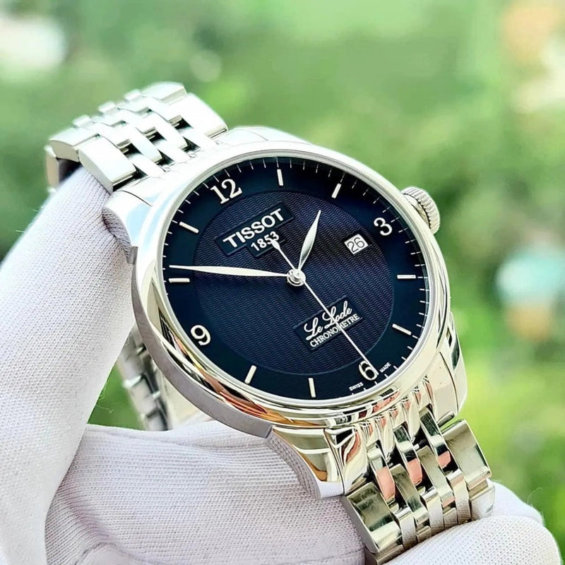 Tissot Le Locle Automatic Black Dial Silver Steel Strap Watch For Men - T006.408.11.057.00 Buy Now By Tissot