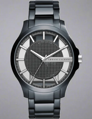 Armani Exchange Hampton Chronograph Black Dial Black Steel Strap Watch For Men - AX2189 Buy Now By Armani Exchange