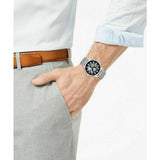 Tommy Hilfiger Spencer Skeleton Black Dial Silver Mesh Bracelet Watch for Men - 1791643 Buy Now By Tommy Hilfiger