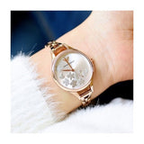 Emporio Armani Aurora Quartz Silver Dial Gold Steel Strap Watch For Women - AR11108 Buy Now By Emporio Armani