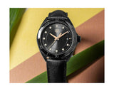 Shop Tag Heuer Formula 1 Diamonds Black Dial Black Leather Strap Watch for Women - WBJ1417.FC8234 in USA