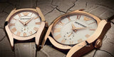 Emporio Armani Valente Analog Beige Dial Beige Leather Strap Watch For Men - AR1667 Buy Now By Emporio Armani