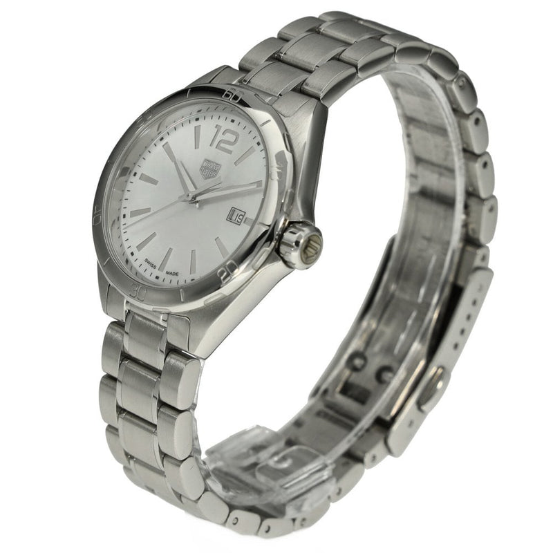 Shop Tag Heuer Formula 1 Quartz Mother of Pearl White Dial Silver Steel Strap Watch for Women - WBJ1418.BA0664 in USA