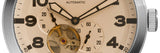 Fossil Pilot 54 Automatic Cream Dial Brown Leather Strap Watch for Men - ME3119 Buy Now By Fossil