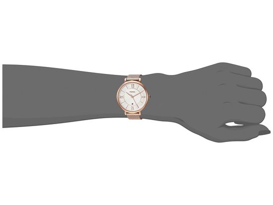 Fossil Jacqueline Mother of Pearl White Dial Gold Mesh Strap Watch for Women - ES4352 Buy Now By Fossil