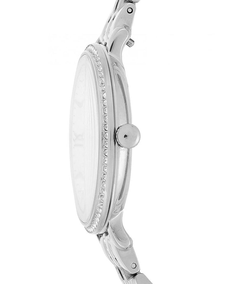 Fossil Jacqueline White Dial Silver Steel Strap Watch for Women - ES3545 Buy Now By Fossil