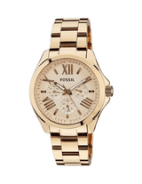 Fossil Cecile Rose Gold Dial Rose Gold Steel Strap Watch for Women - AM4511 Buy Now By Fossil