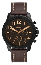 Fossil Bowman Chronograph Brown Dial Brown Leather Strap Watch for Men - FS5601 Buy Now By Fossil