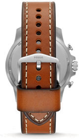Fossil Bowman Chronograph Blue Dial Brown Leather Strap Watch for Men - FS5602 Buy Now By Fossil