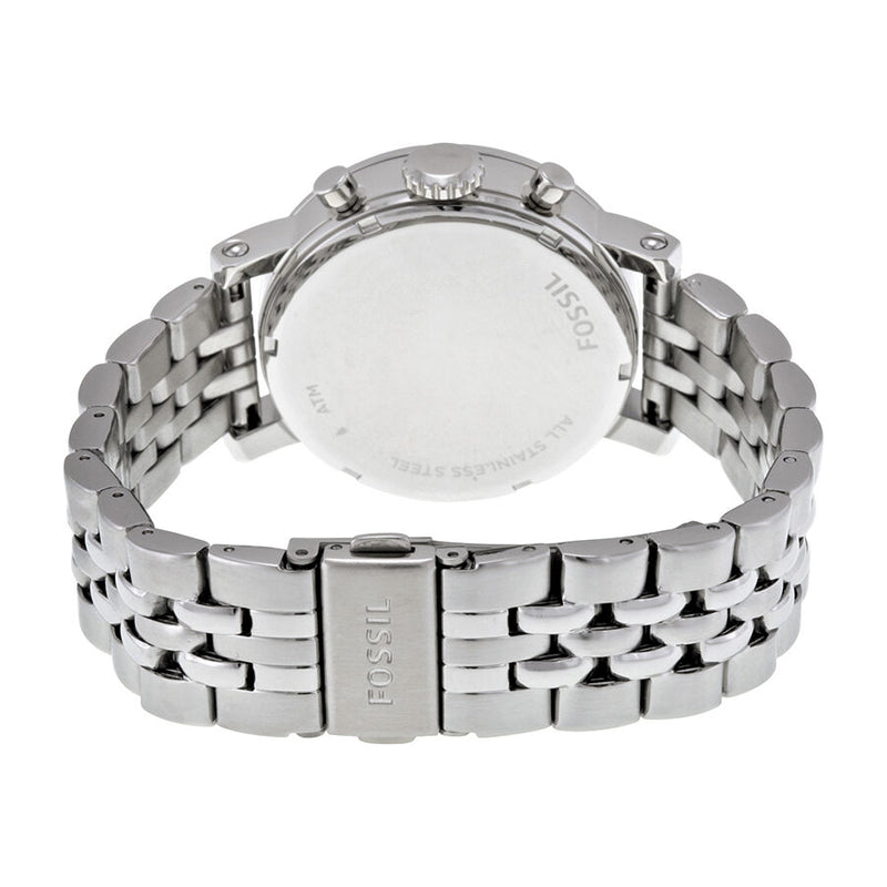 Fossil Boyfriend Chronograph Brown Dial Silver Steel Strap Watch for Women - ES3747 Buy Now By Fossil