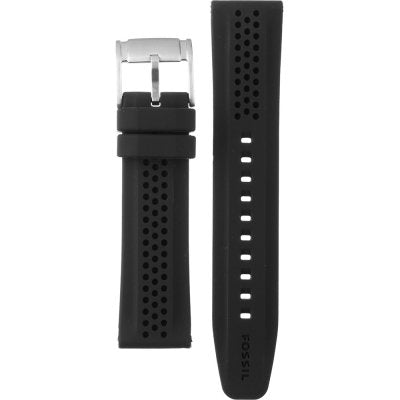 Fossil Garrett Chronograph Black Dial Black Rubber Strap Watch for Men - FS5624 Buy Now By Fossil