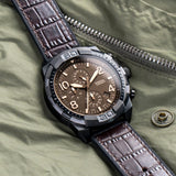 Fossil Bronson Chronograph Brown Dial Brown Leather Strap Watch for Men - FS5713 Buy Now By Fossil