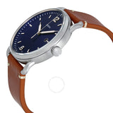 Shop Fossil Commuter Blue Dial Blue Leather Strap Watch for Men - FS5325 in USA