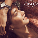 Fossil Jacqueline White Dial Silver Steel Strap Watch for Women - ES3545 Buy Now By Fossil