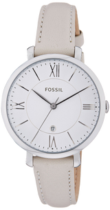 Fossil Jacqueline White Dial Beige Leather Strap Watch for Women - ES3793 Buy Now By Fossil