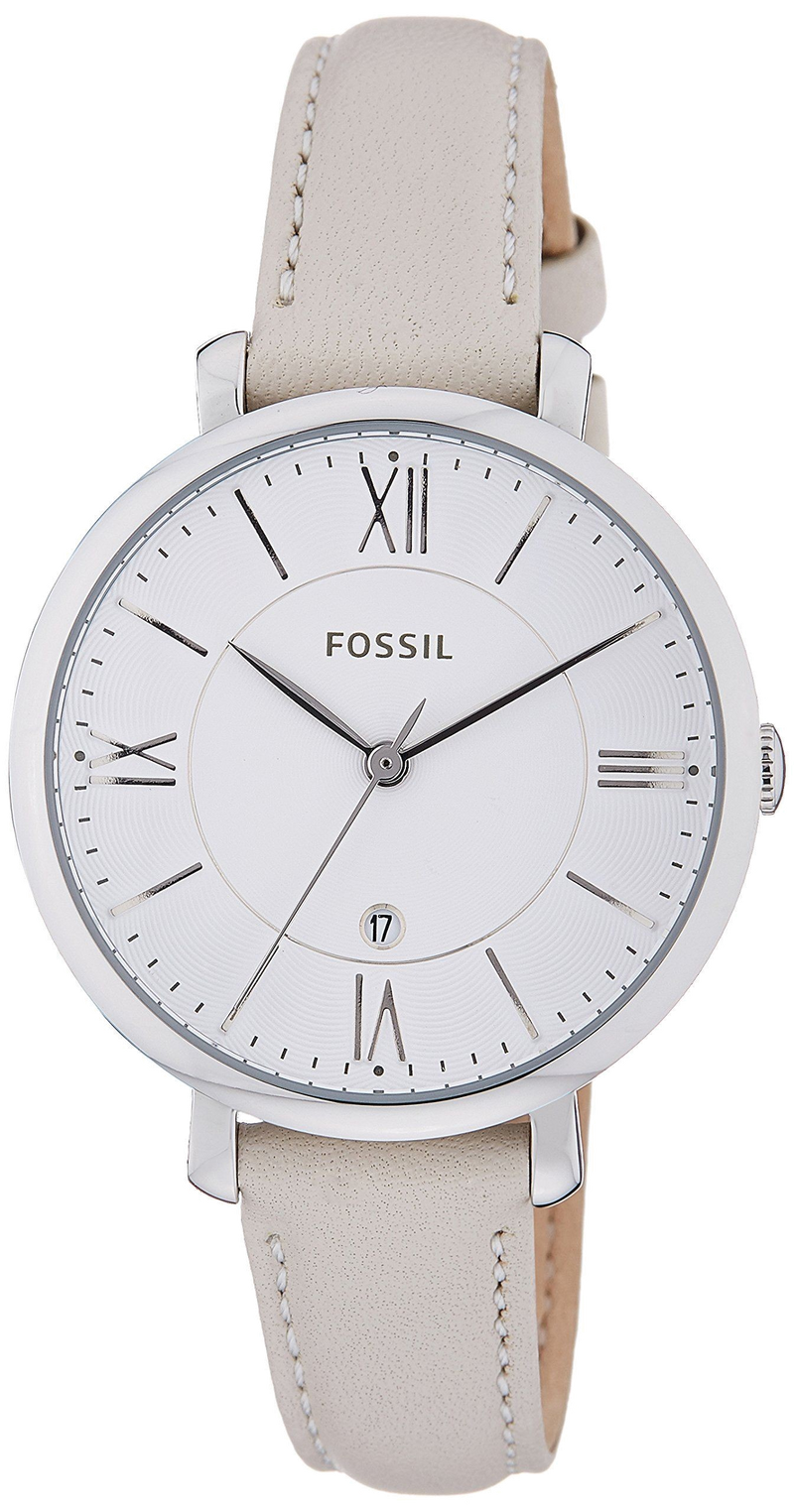 Fossil Jacqueline White Dial Beige Leather Strap Watch for Women - ES3793 Buy Now By Fossil