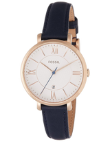 Fossil Jacqueline White Dial Blue Leather Strap Watch for Women - ES3843 Buy Now By Fossil