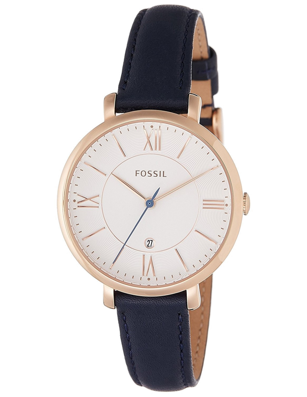 Fossil Jacqueline White Dial Blue Leather Strap Watch for Women - ES3843 Buy Now By Fossil