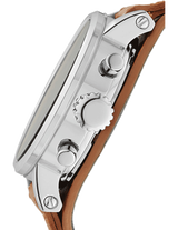 Fossil Original Boyfriend Sport Chronograph Beige Dial Brown Leather Strap Watch for Women - ES4046 Buy Now By Fossil