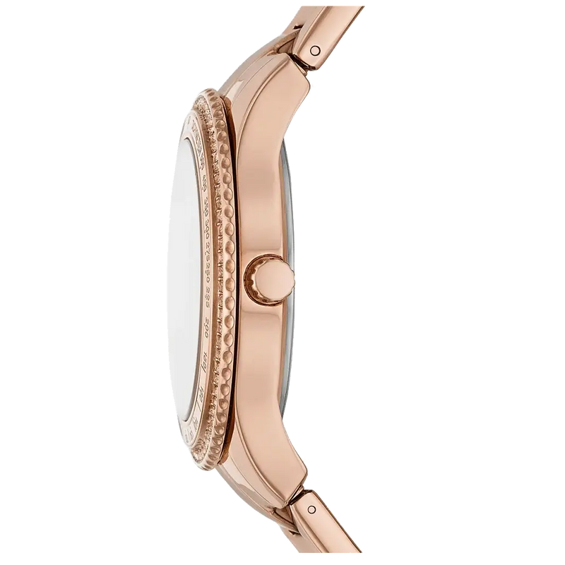 Fossil Stella Sport Multifunction Rose Gold Dial Rose Gold Steel Strap Watch for Women - ES5106 Buy Now By Fossil