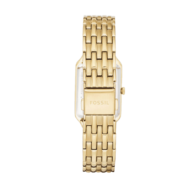 Fossil Raquel Three Hand Date White Dial Gold Steel Strap Watch For Women - ES5220 Buy Now By Fossil