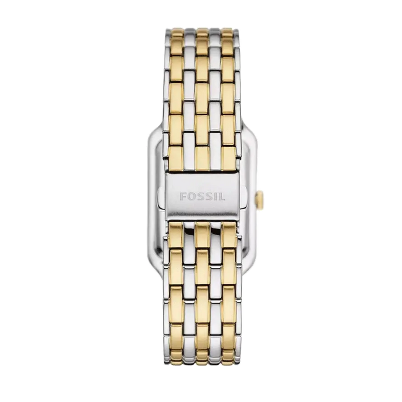 Fossil Raquel Three Hand Mother of Pearl Dial Two Tone Steel Strap Watch For Women - ES5305 Buy Now By Fossil