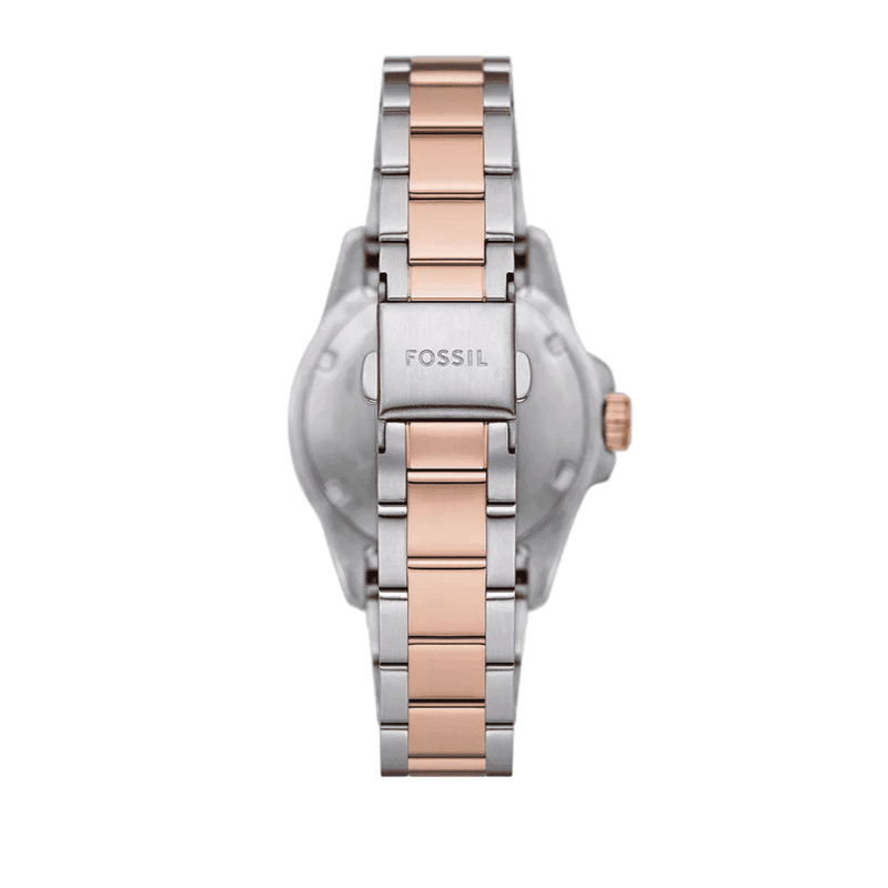 Fossil Blue Dive Three Hand Gray Dial Two Tone Steel Strap Watch For Women - ES5348 Buy Now By Fossil