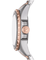 Fossil Blue Dive Three Hand Gray Dial Two Tone Steel Strap Watch For Women - ES5348 Buy Now By Fossil