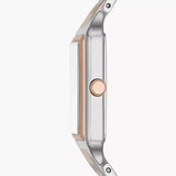 Fossil Raquel Three Hand White Dial Two Tone Steel Strap Watch For Women - ES5222 Buy Now By Fossil