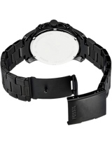 Fossil Grant Chronograph Black Dial Black Steel Strap Watch for Men - FS4832 Buy Now By Fossil