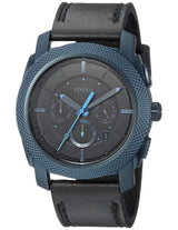 Fossil Machine Chronograph Black Dial Black Leather Strap Watch for Men - FS5361 Buy Now By Fossil
